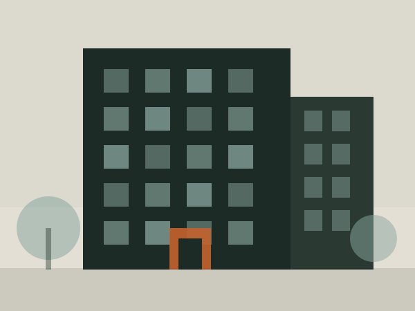 Apartment building exterior