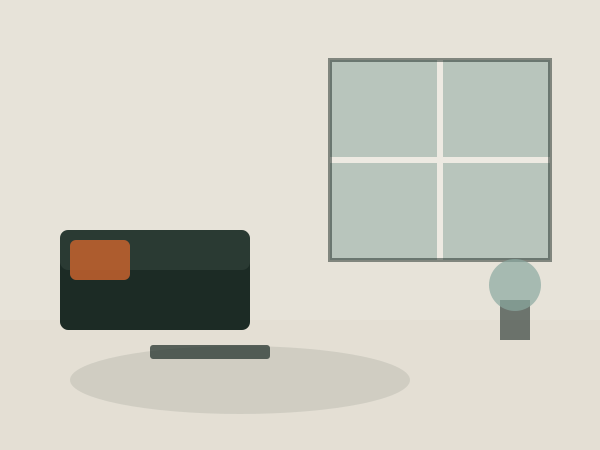 Apartment living room interior